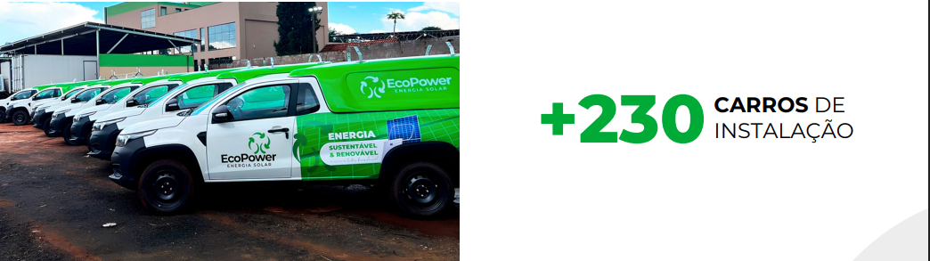 +230 carros de instalação EcoPower